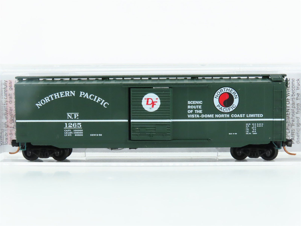 N Micro-Trains MTL 03100250 NP Northern Pacific 50&#39; Single Door Box Car #1265
