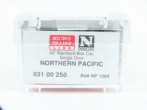 N Micro-Trains MTL 03100250 NP Northern Pacific 50' Single Door Box Car #1265