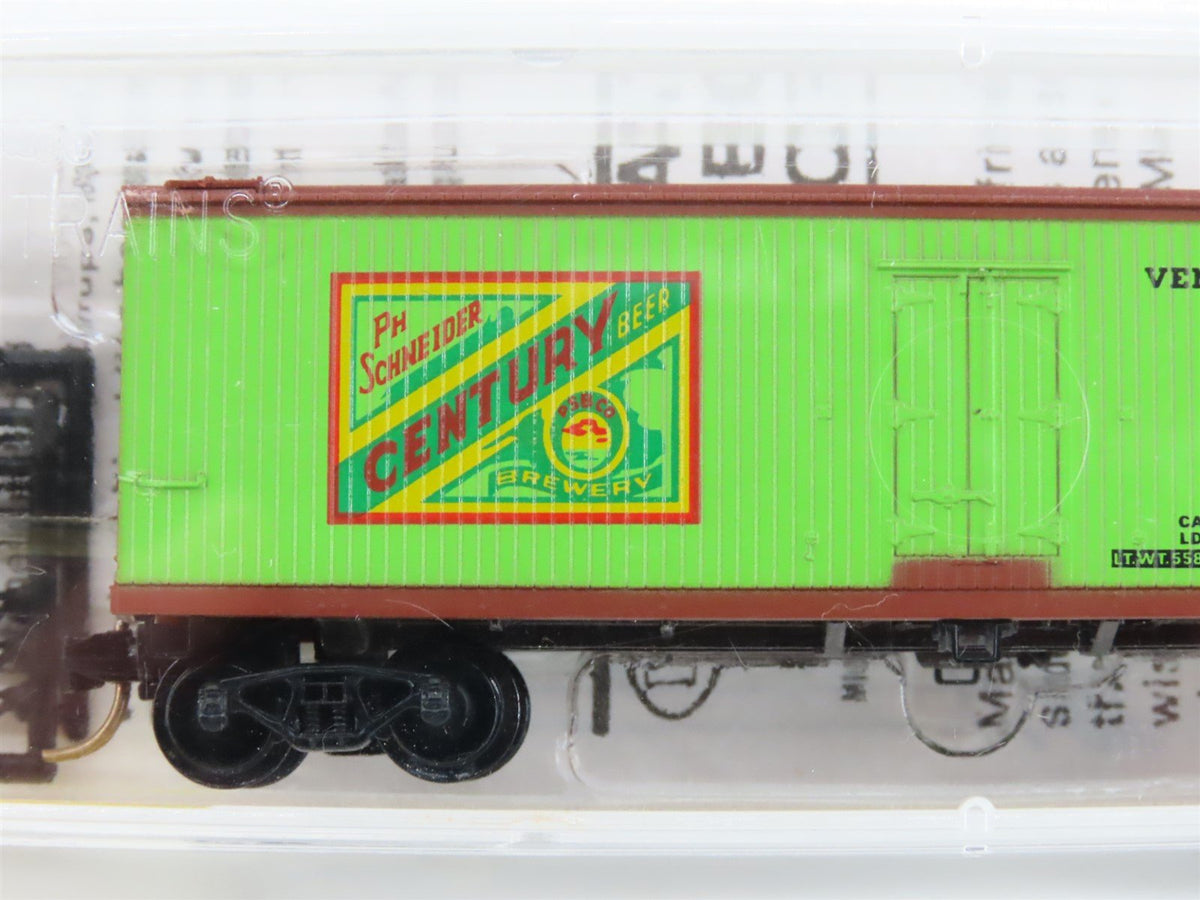 N Scale Kadee Micro-Trains MTL 47090 SNBX Century Beer 40&#39; Wood Reefer #4604