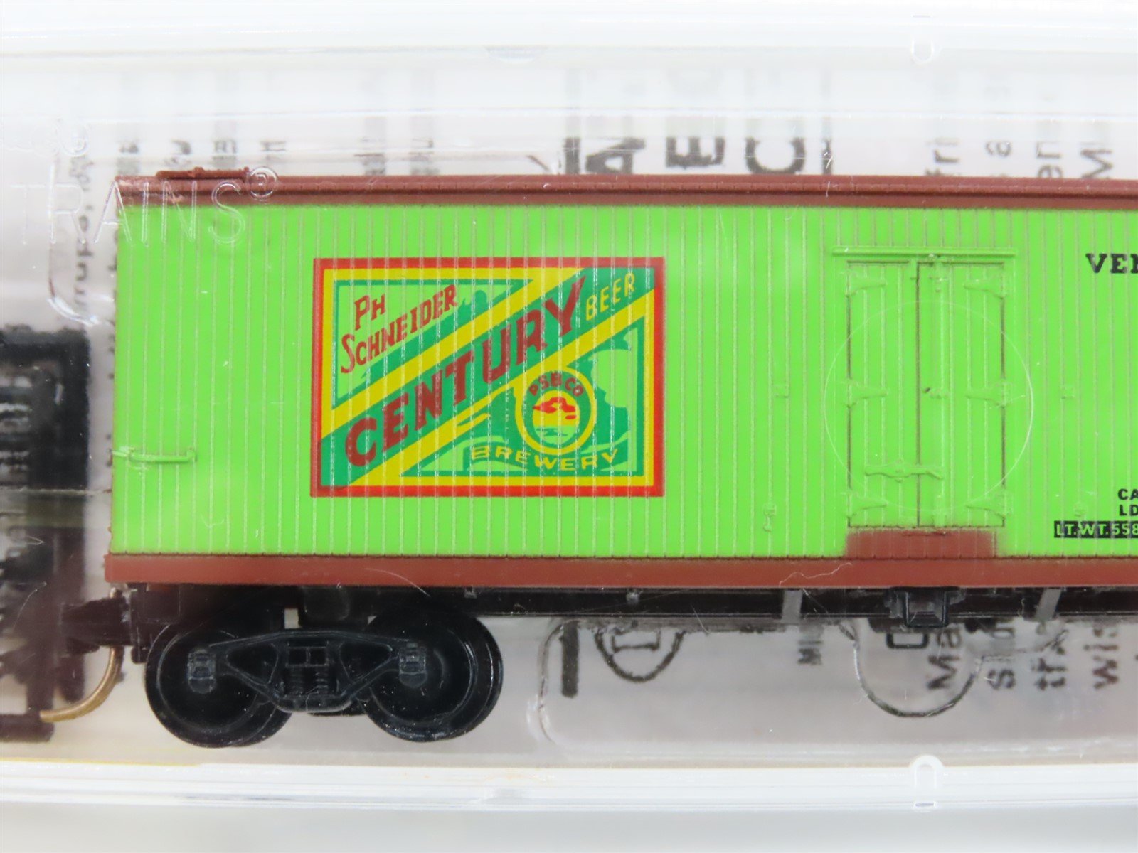 N Scale Kadee Micro-Trains MTL 47090 SNBX Century Beer 40' Wood Reefer #4604