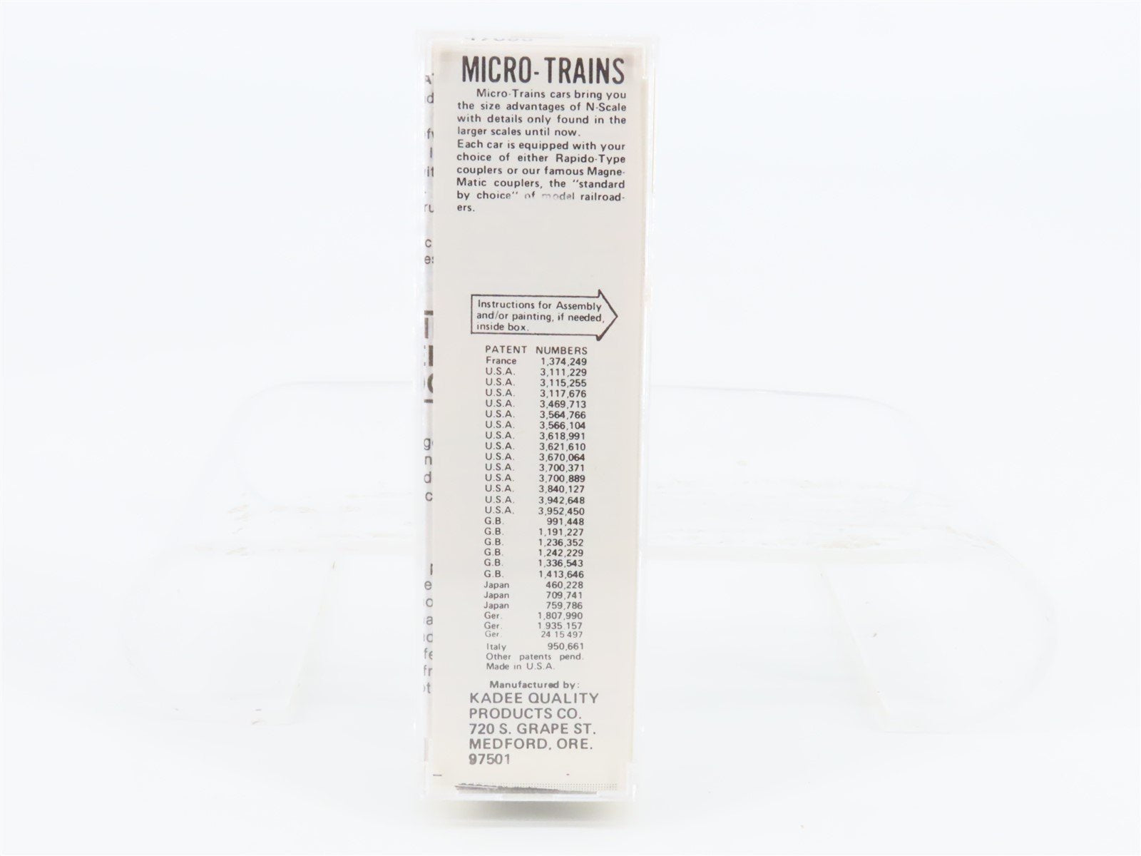 N Scale Kadee Micro-Trains MTL 47090 SNBX Century Beer 40' Wood Reefer #4604