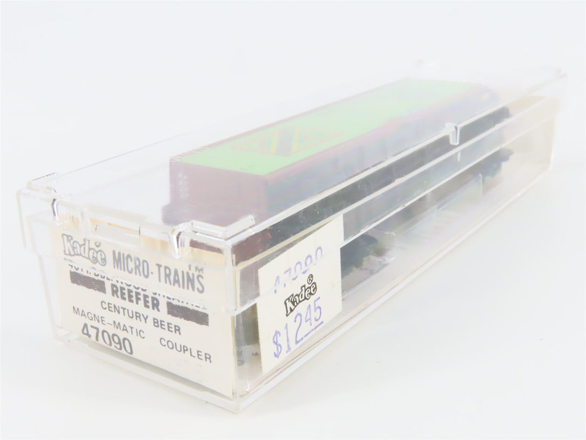 N Scale Kadee Micro-Trains MTL 47090 SNBX Century Beer 40&#39; Wood Reefer #4604