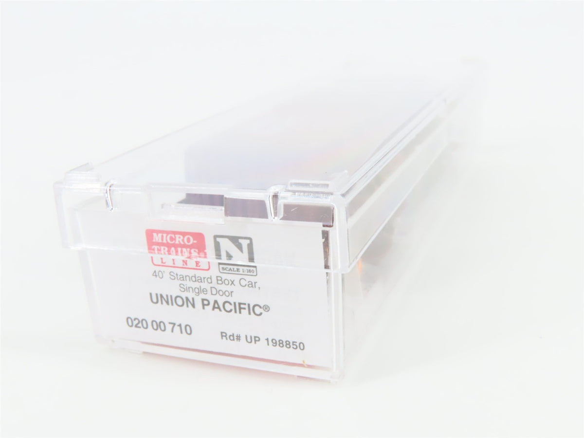 N Scale Micro-Trains MTL 02000710 UP Union Pacific 40&#39; Box Car #198850