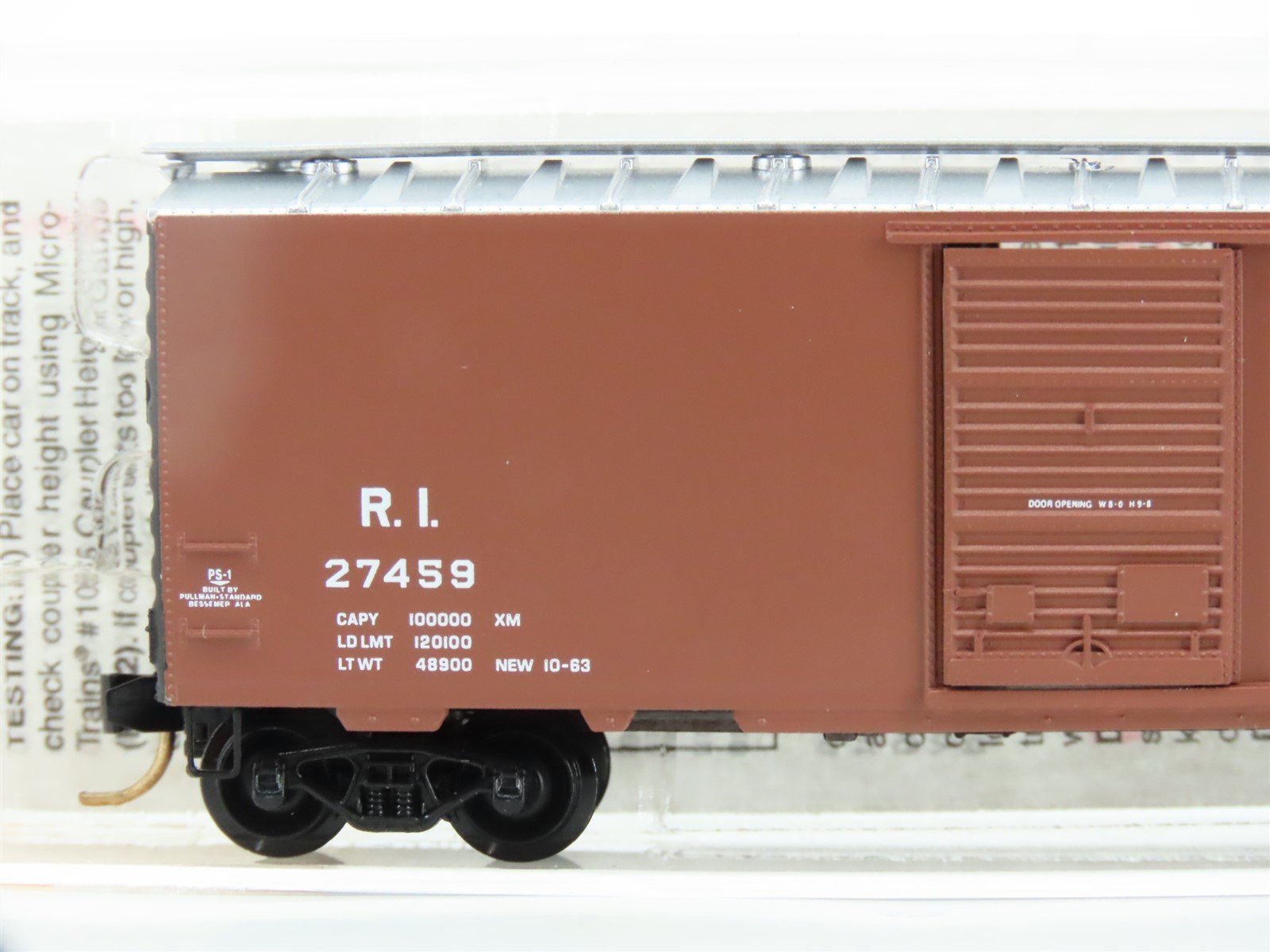 N Scale Micro-Trains MTL 20058 RI Rock Island 40' Single Door Box Car #27459