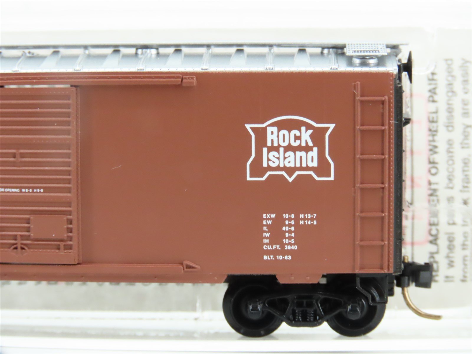 N Scale Micro-Trains MTL 20058 RI Rock Island 40' Single Door Box Car #27459