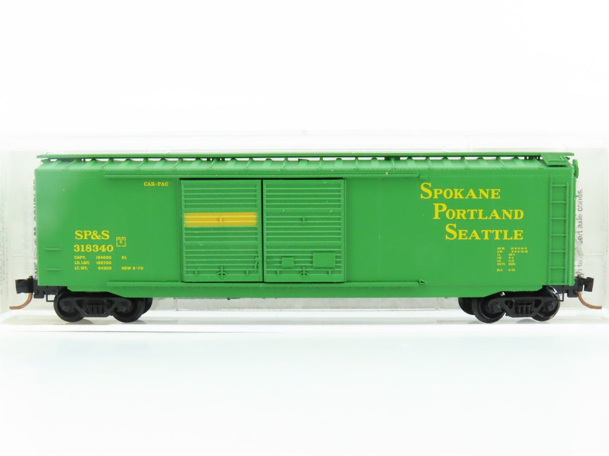 N Micro-Trains MTL 34040 SP&amp;S Seattle Portland &amp; Seattle 50&#39; Box Car #318340