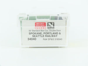 N Micro-Trains MTL 34040 SP&S Seattle Portland & Seattle 50' Box Car #318340