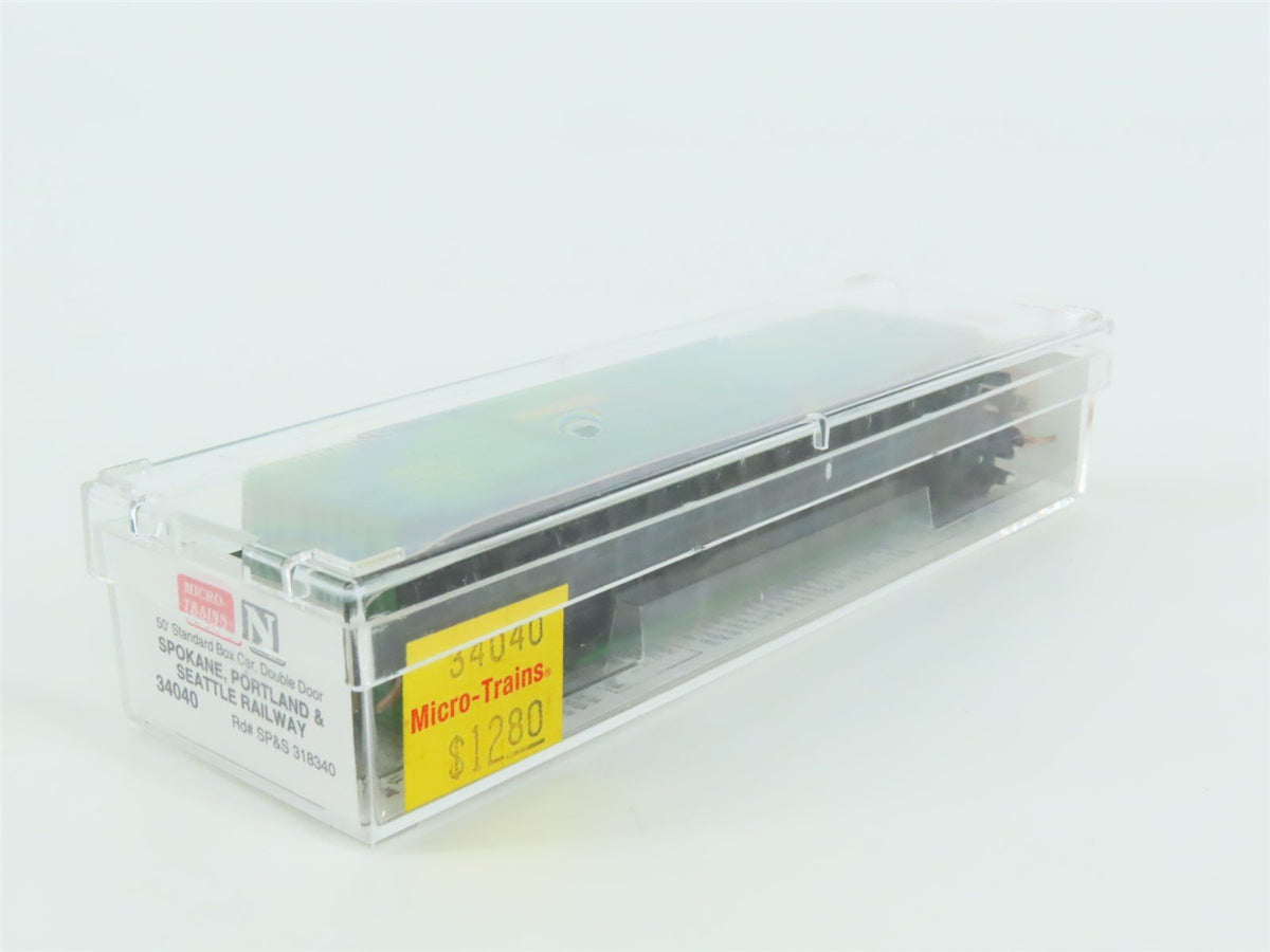 N Micro-Trains MTL 34040 SP&amp;S Seattle Portland &amp; Seattle 50&#39; Box Car #318340