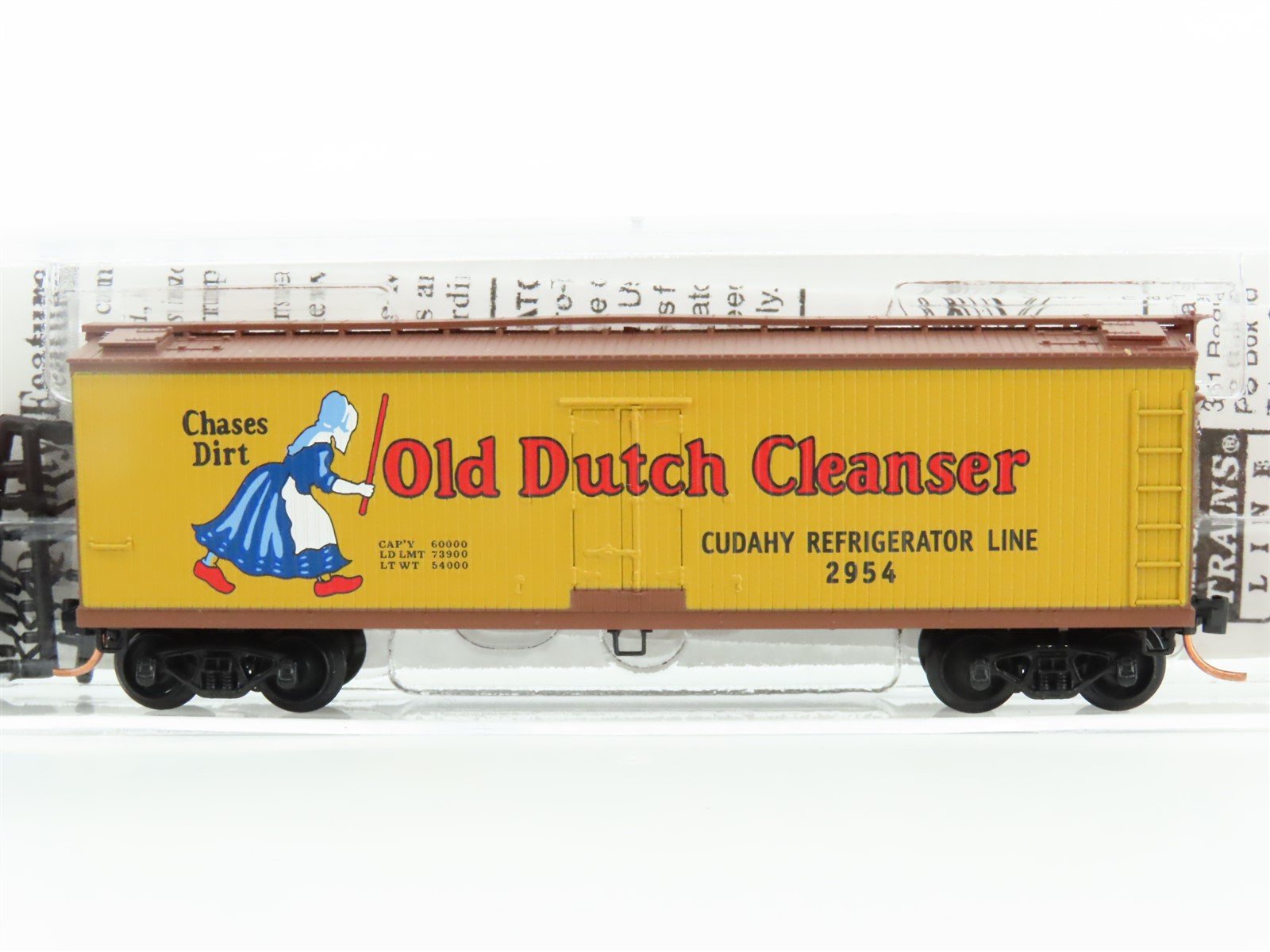 N Scale Micro-Trains MTL #49010 CRLX Old Dutch Cleanser 40' Wood Reefer #2954