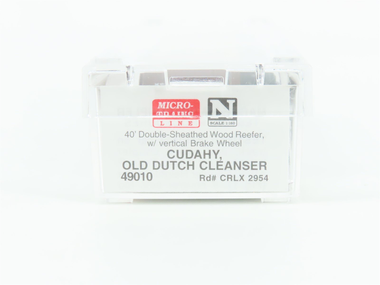 N Scale Micro-Trains MTL #49010 CRLX Old Dutch Cleanser 40' Wood Reefer #2954