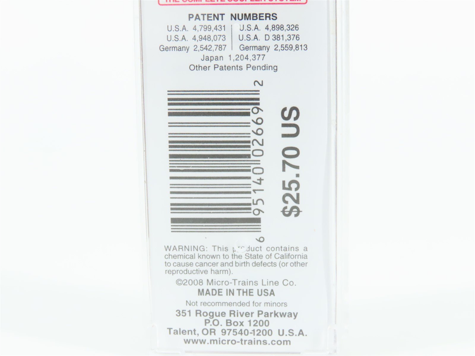 N Scale Micro-Trains MTL #05900506 ART UP WAB MP 40' Ice Reefer #27092