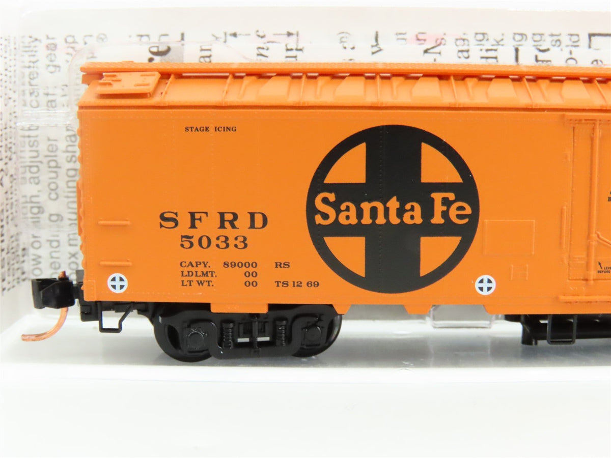 N Scale Micro-Trains MTL 52050 SFRD Santa Fe 52&#39; Steel Express Reefer #5023