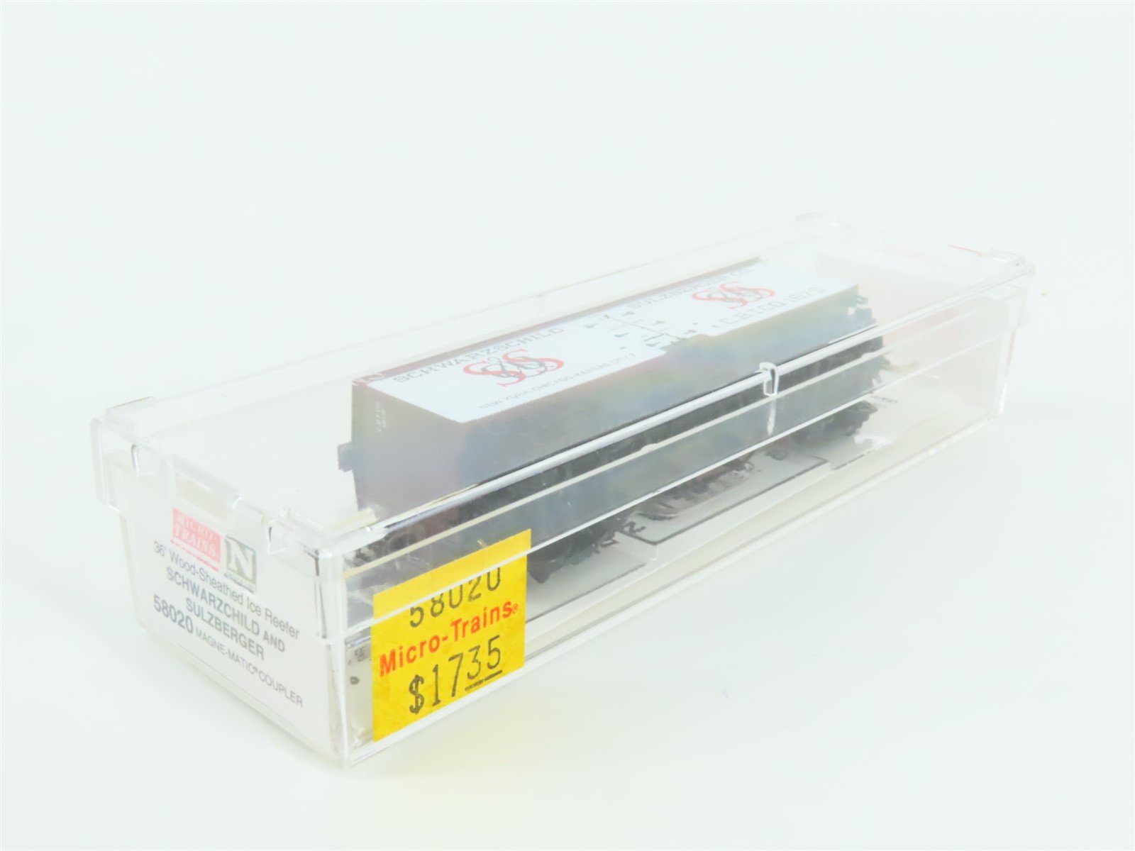 N Micro-Trains MTL 58020 CBTCO Schwarzschild & Sulzberger Co Ice Reefer #1675