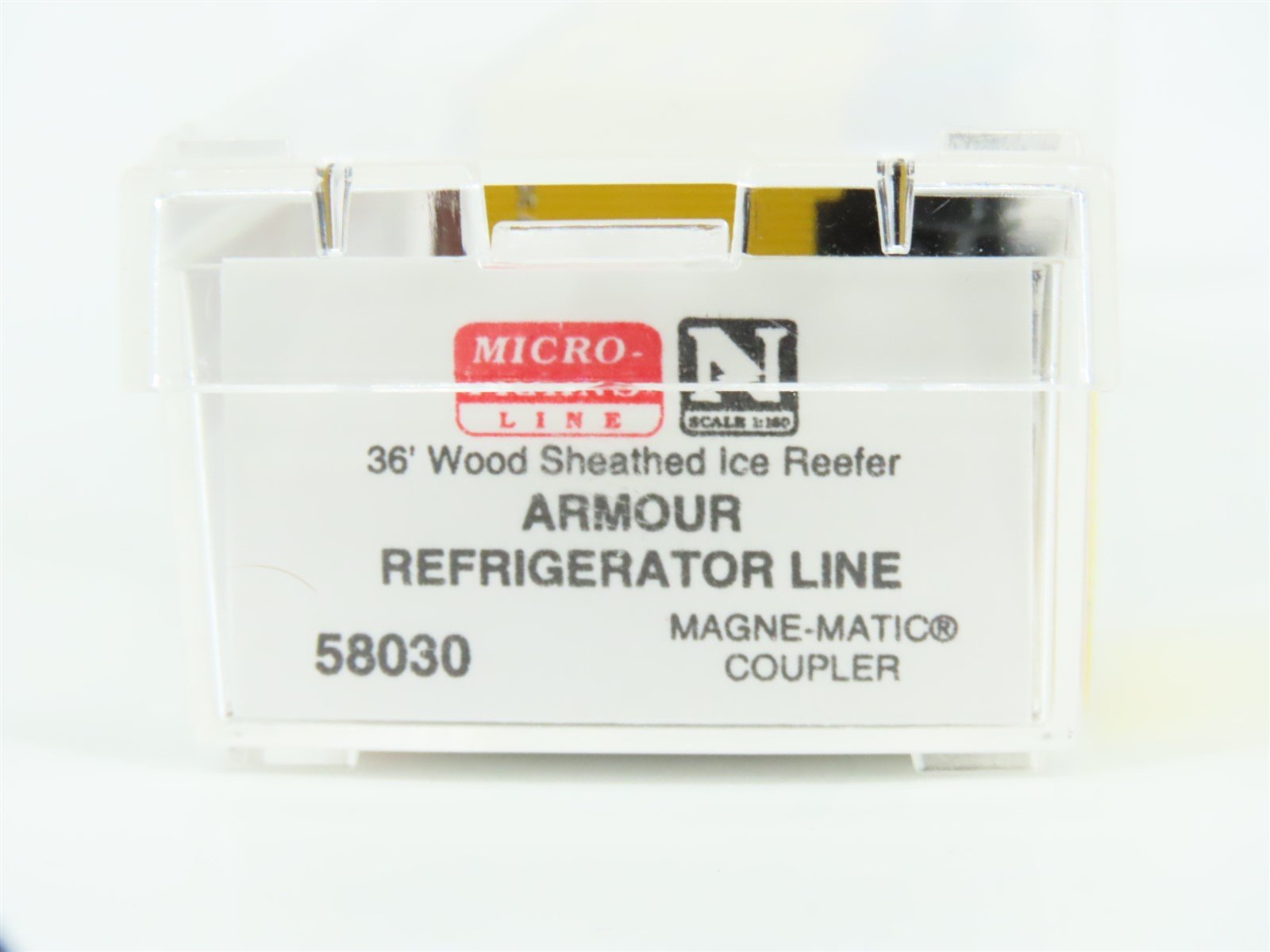 N Micro-Trains MTL 58030 Armour Refrigerator Line 36' Wood Ice Reefer #7306