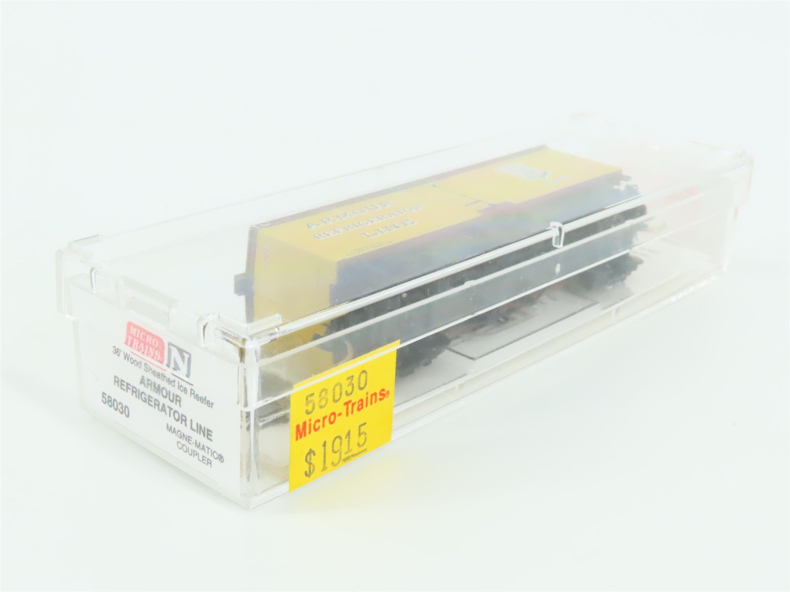 N Micro-Trains MTL 58030 Armour Refrigerator Line 36' Wood Ice Reefer #7306