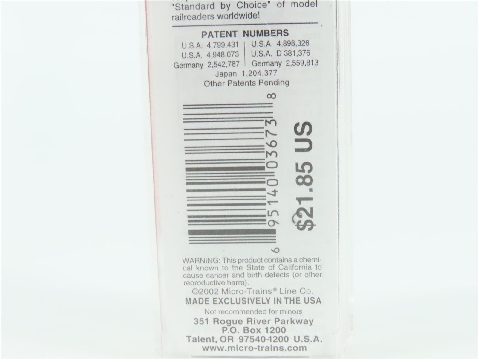 N Micro-Trains MTL 24260 CP Rail Canadian Pacific 40' Single Door Box Car 55947