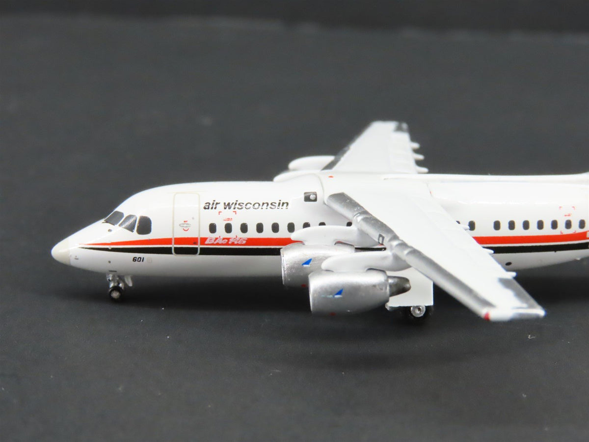 1:400 Gemini Jets GJAW1760 Die-Cast Air Wisconsin BAE 146/RJ-85 Aircraft N601AW