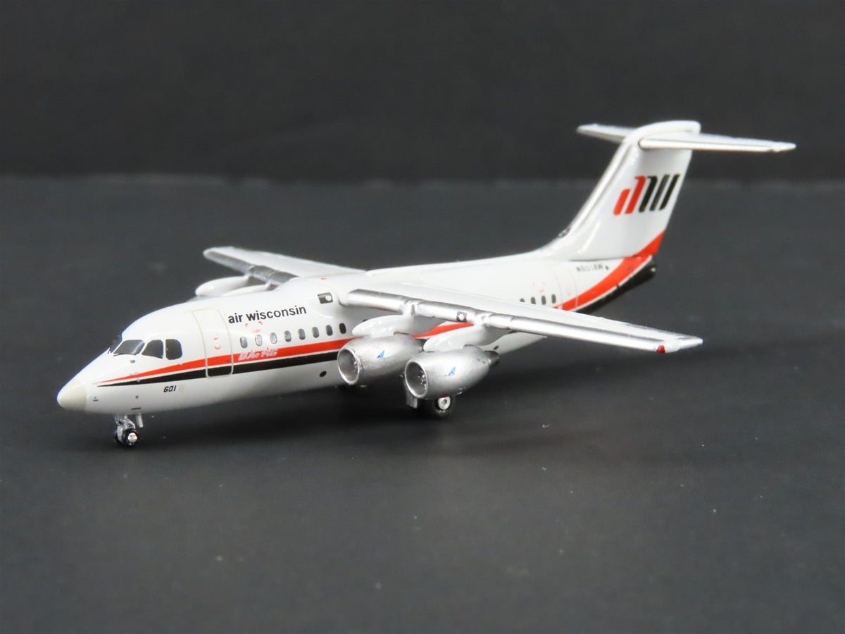 1:400 Gemini Jets GJAW1760 Die-Cast Air Wisconsin BAE 146/RJ-85 Aircraft N601AW