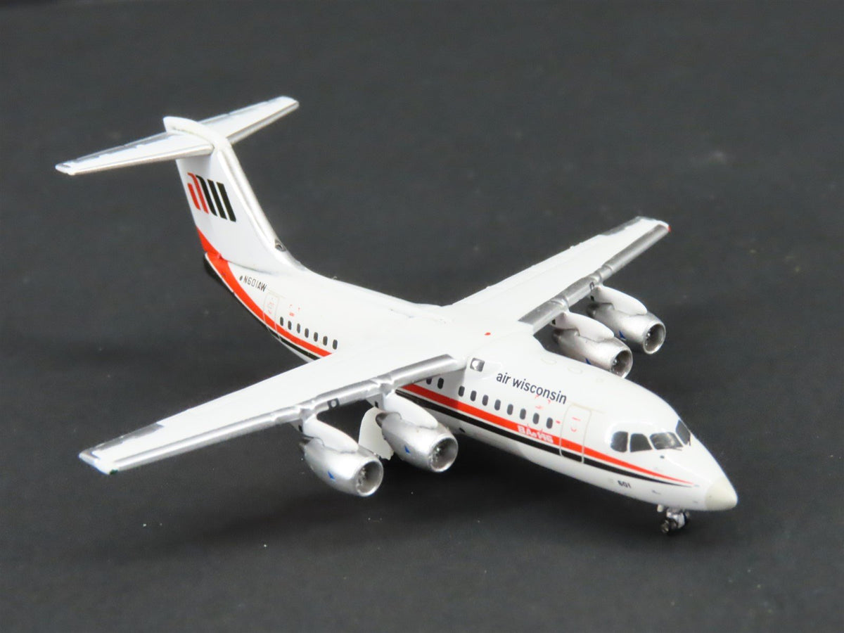 1:400 Gemini Jets GJAW1760 Die-Cast Air Wisconsin BAE 146/RJ-85 Aircraft N601AW