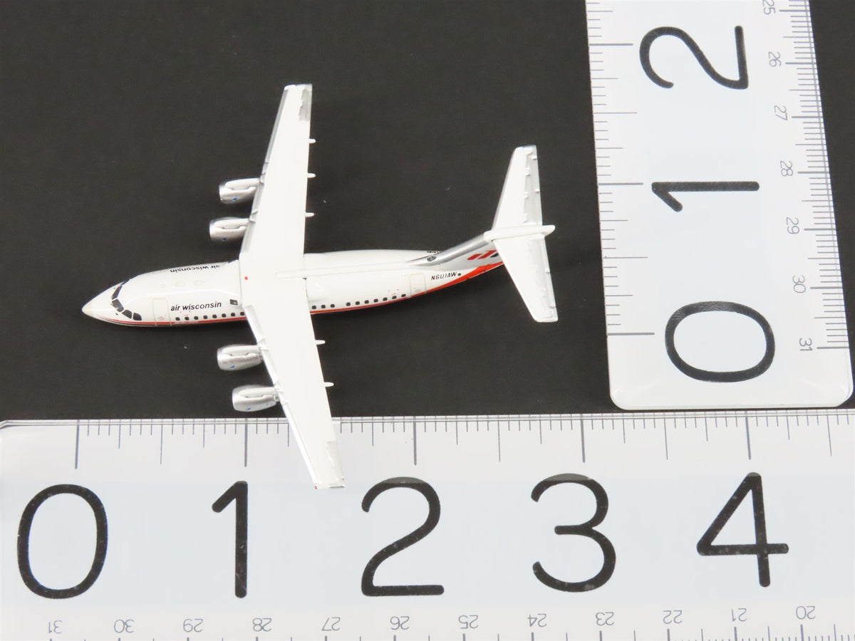 1:400 Gemini Jets GJAW1760 Die-Cast Air Wisconsin BAE 146/RJ-85 Aircraft N601AW