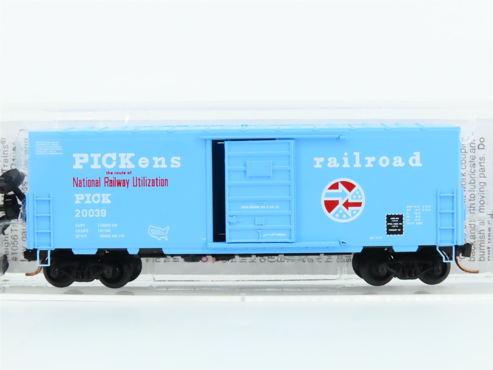 N Micro-Trains MTL 02400140 PICK Pickens Railroad 40' Single Door Box Car 20039