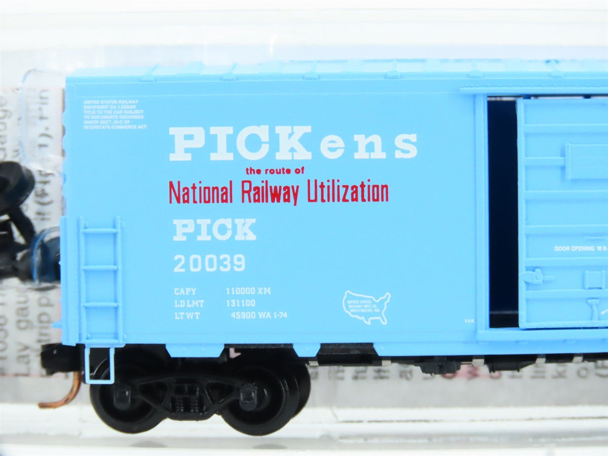N Micro-Trains MTL 02400140 PICK Pickens Railroad 40&#39; Single Door Box Car 20039