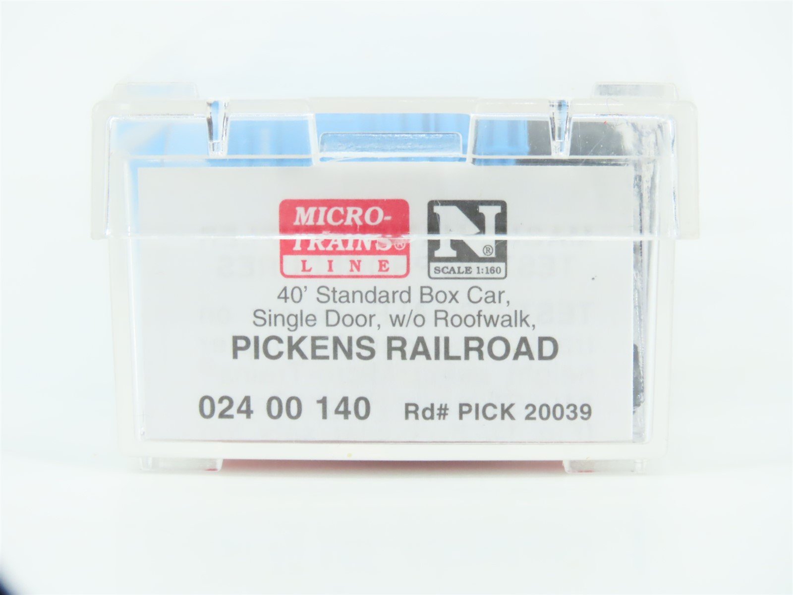N Micro-Trains MTL 02400140 PICK Pickens Railroad 40' Single Door Box Car 20039