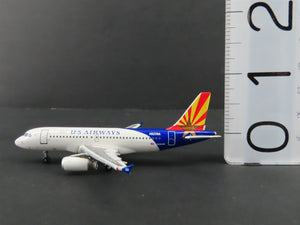 1:400 Scale Gemini Jets GJUSA799 Die-Cast US Airways Airbus A319 Aircraft N826AW