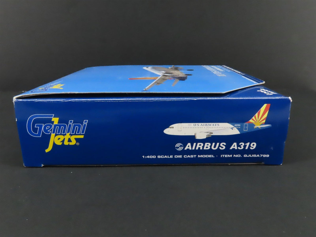 1:400 Scale Gemini Jets GJUSA799 Die-Cast US Airways Airbus A319 Aircraft N826AW