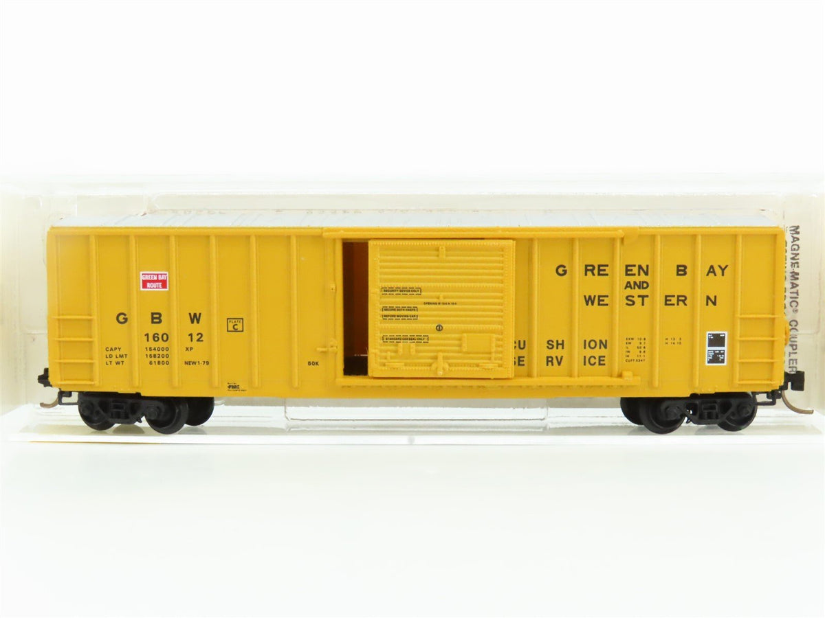 N Micro-Trains MTL 25230 GBW Green Bay Route 50&#39; Single Door Box Car #16012