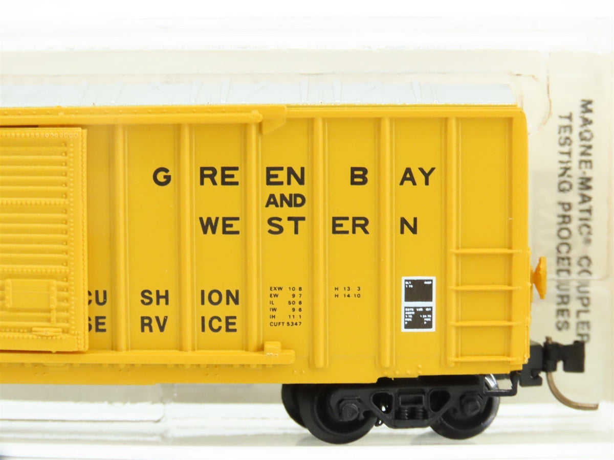 N Micro-Trains MTL 25230 GBW Green Bay Route 50&#39; Single Door Box Car #16012