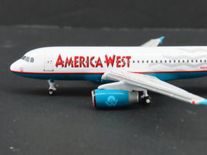1:400 Gemini Jets GJAWE181 Die-Cast America West Airbus A319 Aircraft N814AW