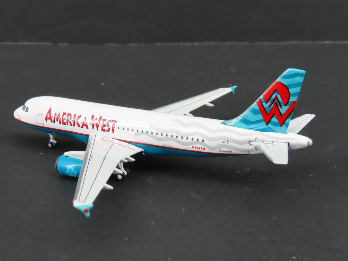 1:400 Gemini Jets GJAWE181 Die-Cast America West Airbus A319 Aircraft N814AW