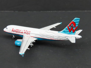 1:400 Gemini Jets GJAWE181 Die-Cast America West Airbus A319 Aircraft N814AW