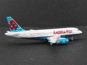 1:400 Gemini Jets GJAWE181 Die-Cast America West Airbus A319 Aircraft N814AW