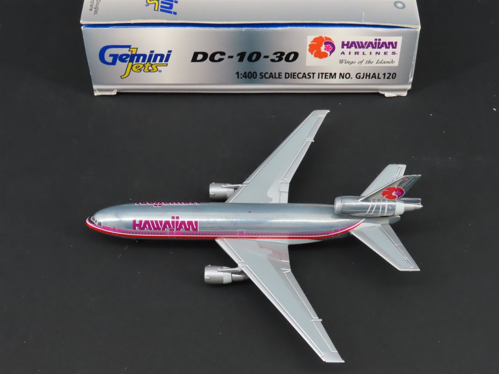 1:400 Gemini Jets GJHAL120 Die-Cast Hawaiian McDonnell Douglas DC-10-30 Aircraft