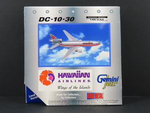 1:400 Gemini Jets GJHAL120 Die-Cast Hawaiian McDonnell Douglas DC-10-30 Aircraft