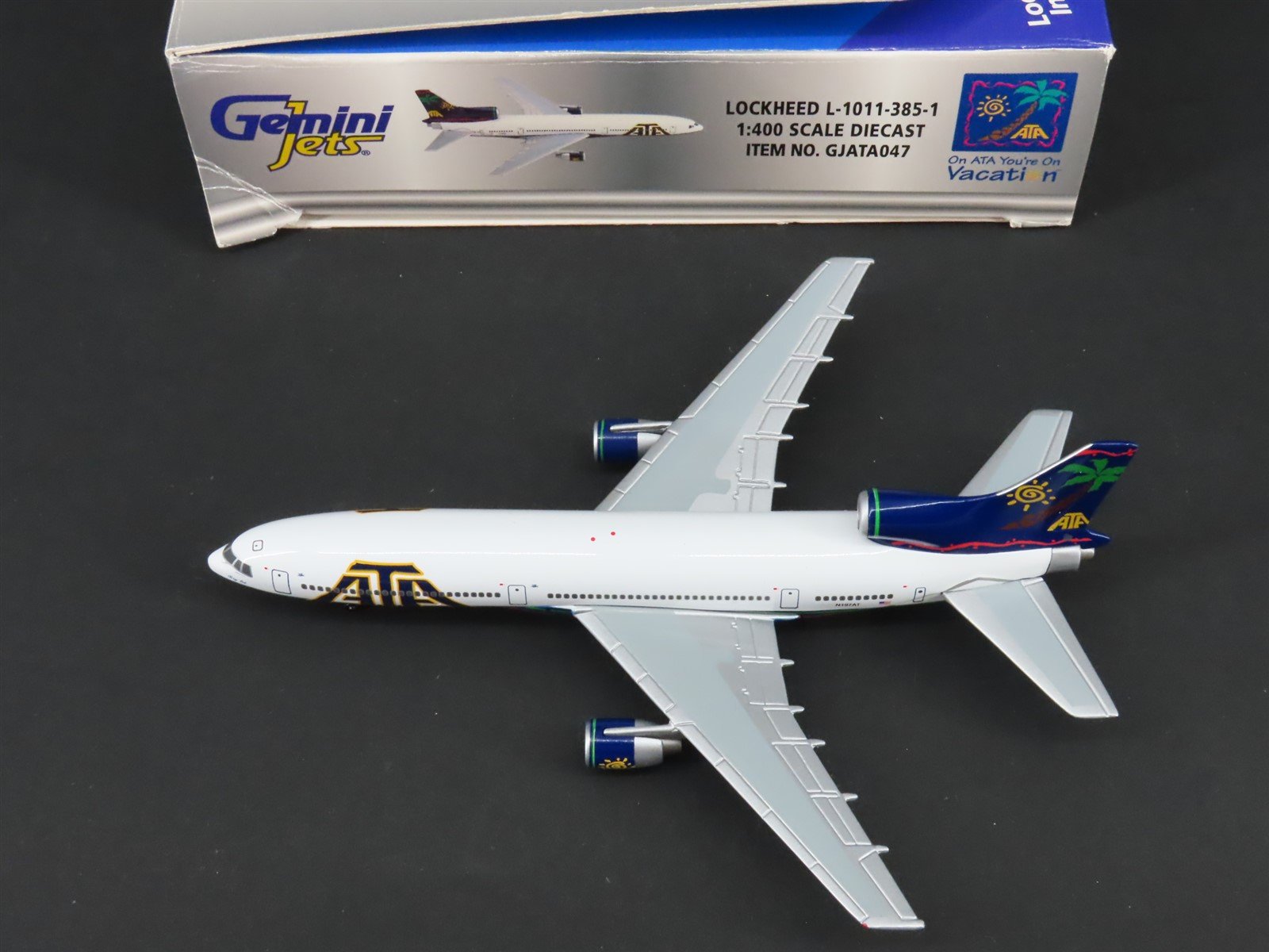 1:400 Gemini Jets GJATA047 Die-Cast ATA Lockheed L-1011-385-1 Aircraft N9197AT