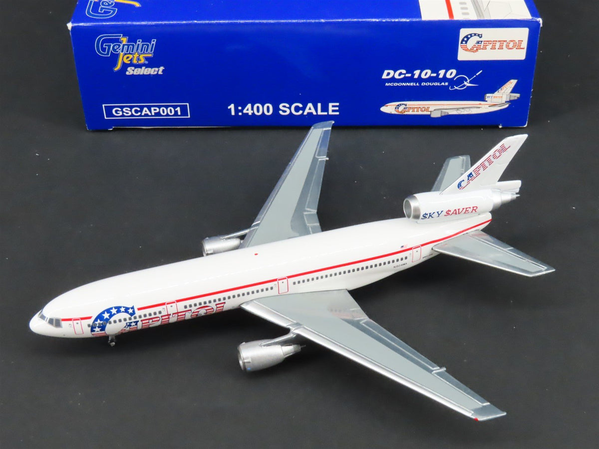 1:400 Gemini Jets GSCAP001 Die-Cast Capitol McDonnell Douglas DC-10-10 Aircraft