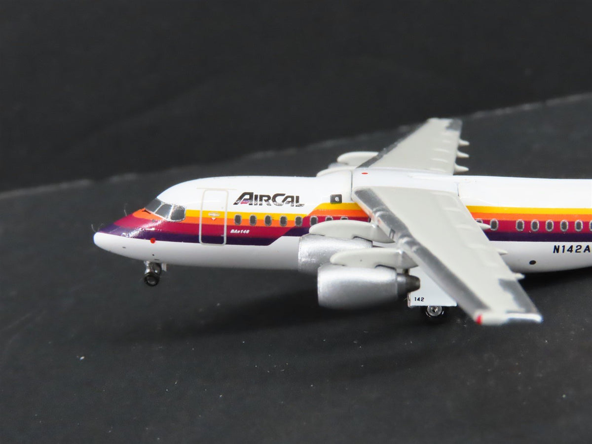 1:400 Scale Gemini Jets GJACL758 Die-Cast AirCal BAE 146/RJ-85 Aircraft N142AC
