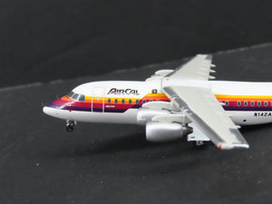 1:400 Scale Gemini Jets GJACL758 Die-Cast AirCal BAE 146/RJ-85 Aircraft N142AC