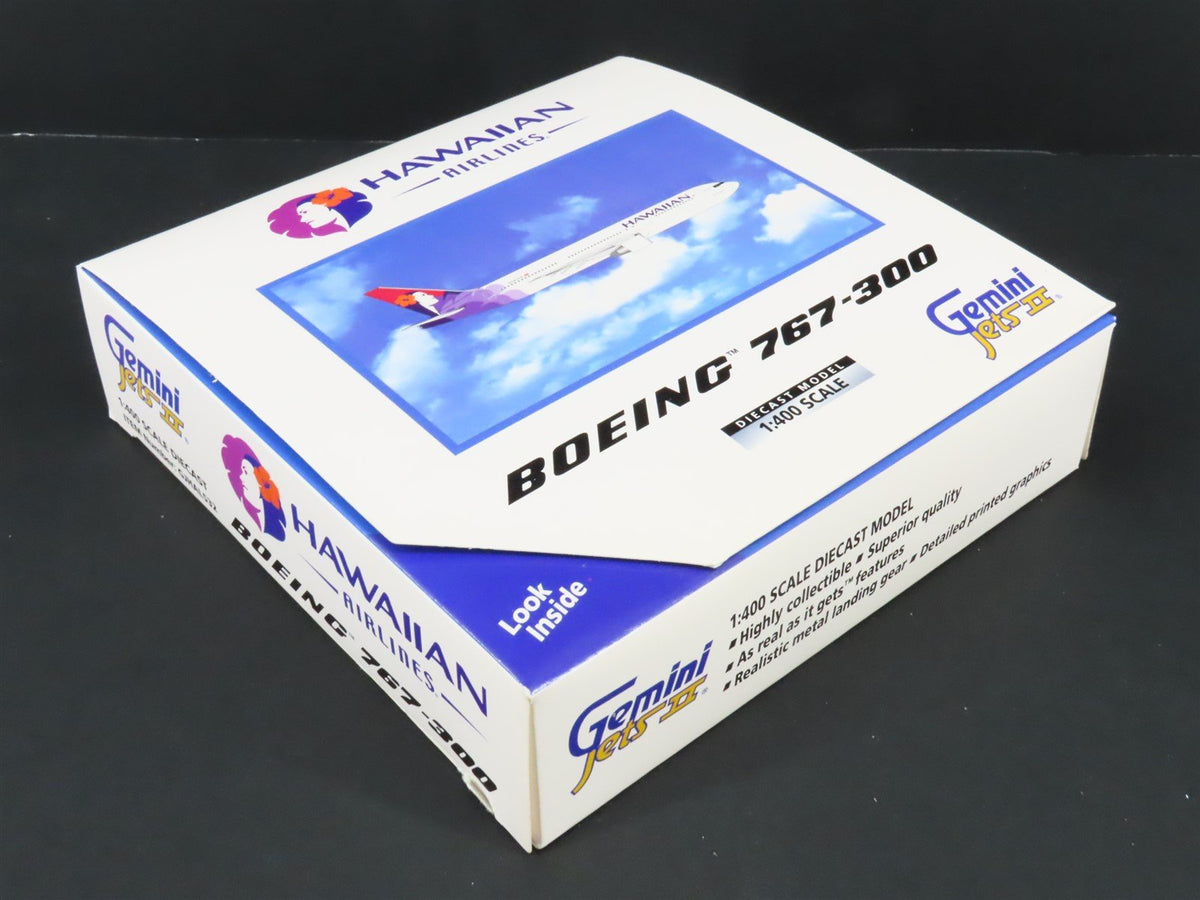 1:400 Gemini Jets II GJHAL532 Die-Cast Hawaiian Boeing 767-300 Aircraft N9581HA