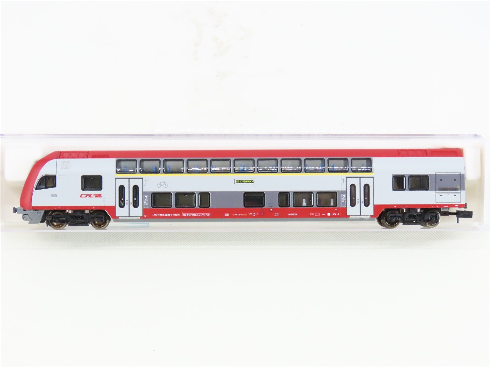 N Scale Fleischmann 862084 CFL Bi-level Coach/Control Cab Passenger #009-3 w/DCC