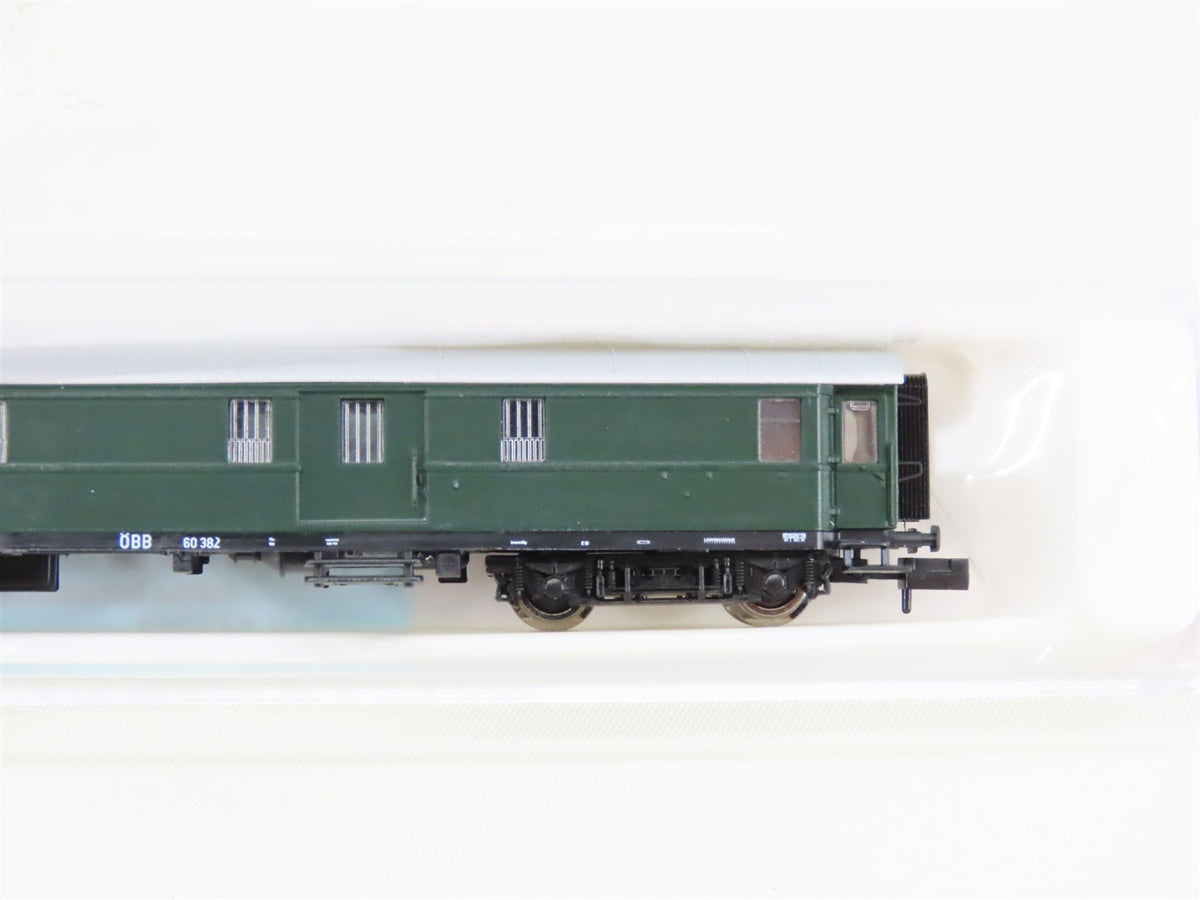 N Scale Fleischmann 862901 OBB Austrian Federal Baggage Passenger Car #60 382
