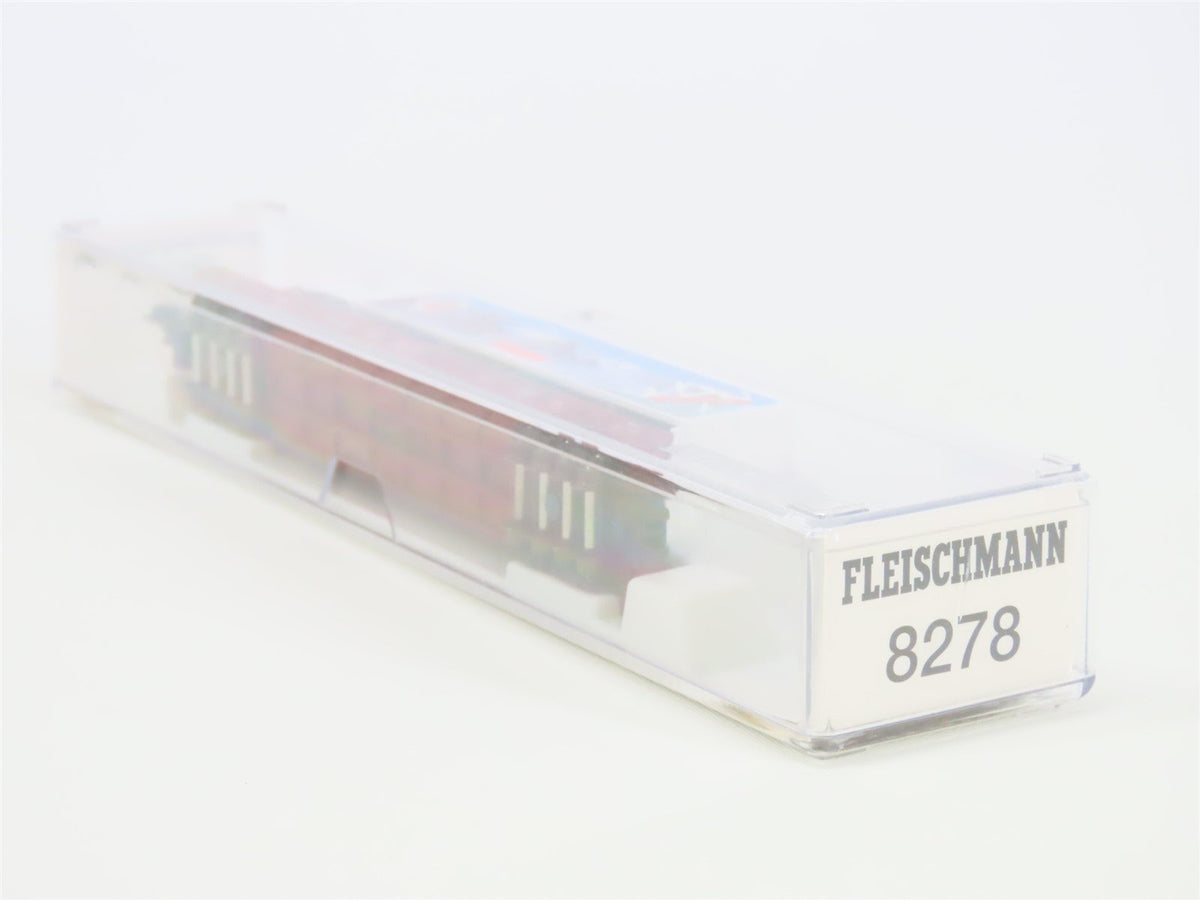 N Fleischmann 8278 DB-AG German Type Saadkms Flat Car #086-7 w/ Victorinox Truck