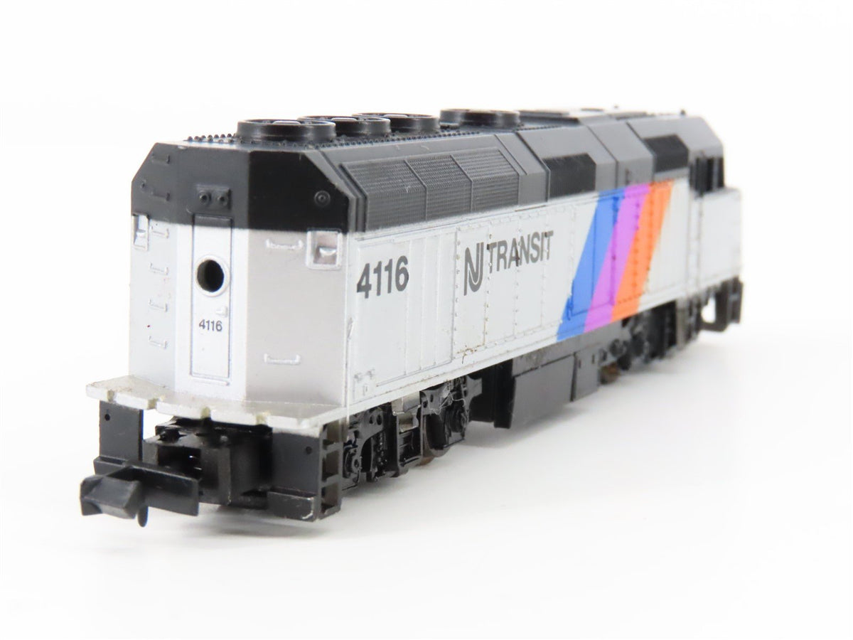 N Scale Life-Like 7643 NJT New Jersey Transit F40PH Diesel Locomotive #4116