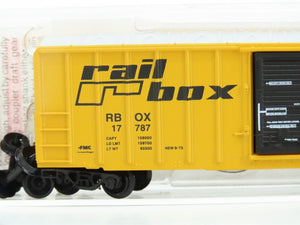 N Scale Micro-Trains MTL #25010 RBOX Railbox 50' Single Door Box Car #17787