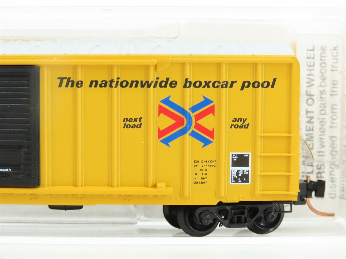 N Scale Micro-Trains MTL #25010 RBOX Railbox 50&#39; Single Door Box Car #17787