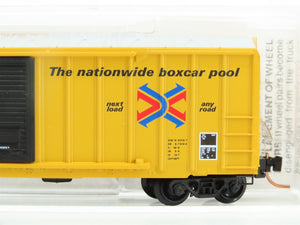 N Scale Micro-Trains MTL #25010 RBOX Railbox 50' Single Door Box Car #17787
