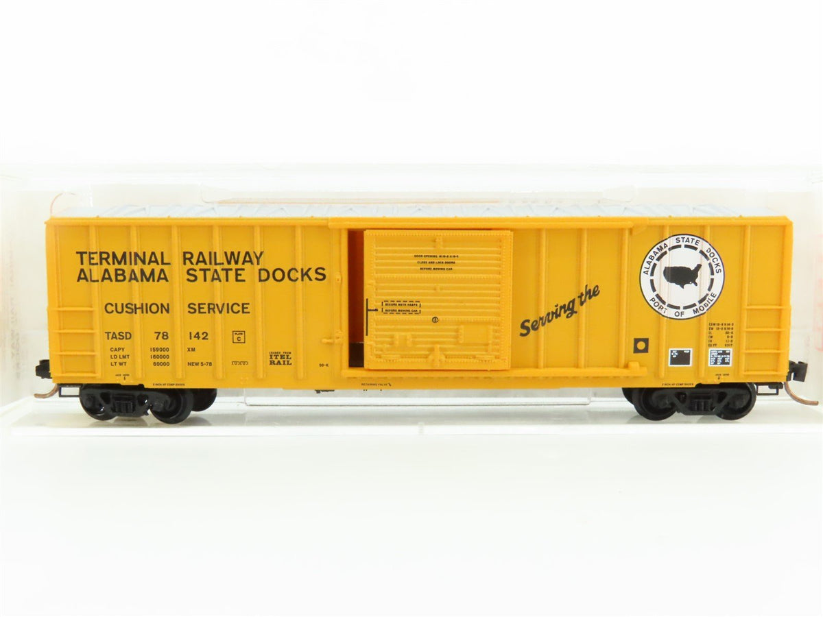 N Scale Micro-Trains MTL 25160 TASD Alabama State Docks 50&#39; Box Car #78142